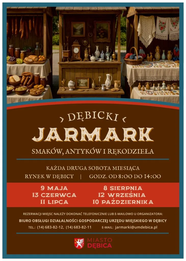 Dębicki Jarmark Smaków, Antyków i Rękodzieła powraca na rynek