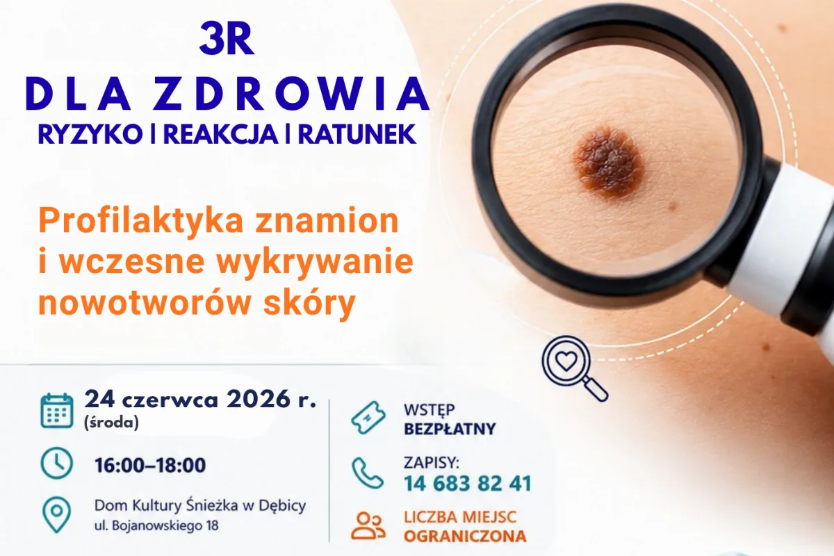 Bezpłatna konferencja o profilaktyce nowotworów skóry w Dębicy