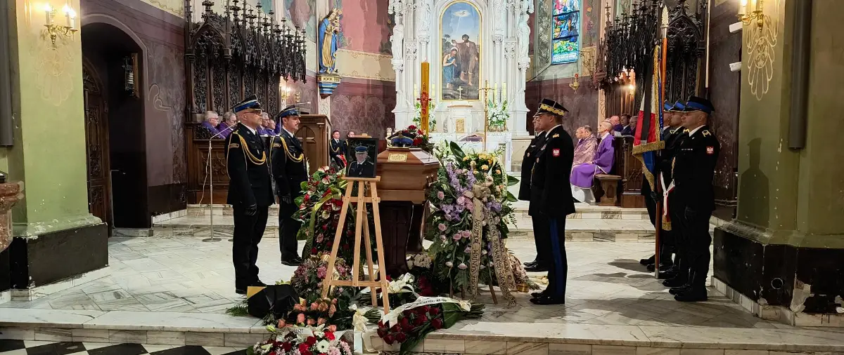 Pogrzeb st. bryg. mgr inż. Wojciecha Buszka, byłego Komendanta PSP w Dębicy