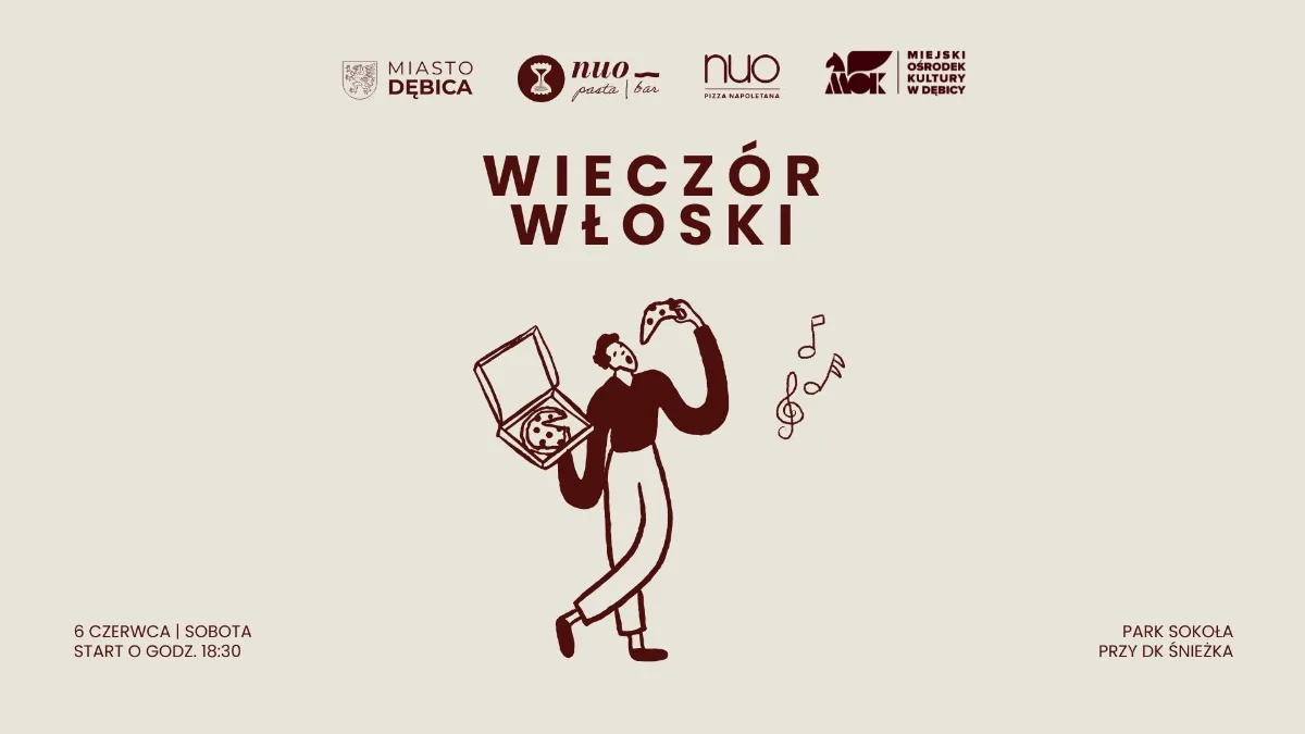 Wieczór włoski w Parku Sokoła w Dębicy