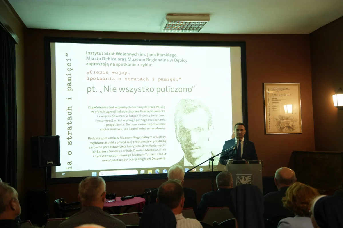 Spotkanie 'Nie wszystko policzono' w Muzeum Regionalnym w Dębicy