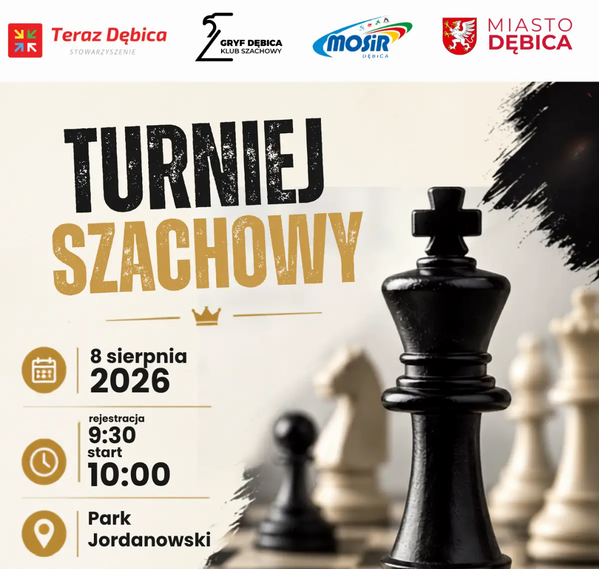 Turniej Szachowy Blitz w Dębicy już w sobotę