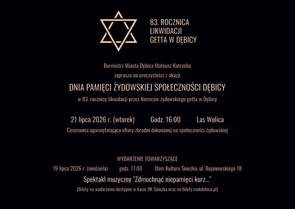 Dębica upamiętni żydowską społeczność