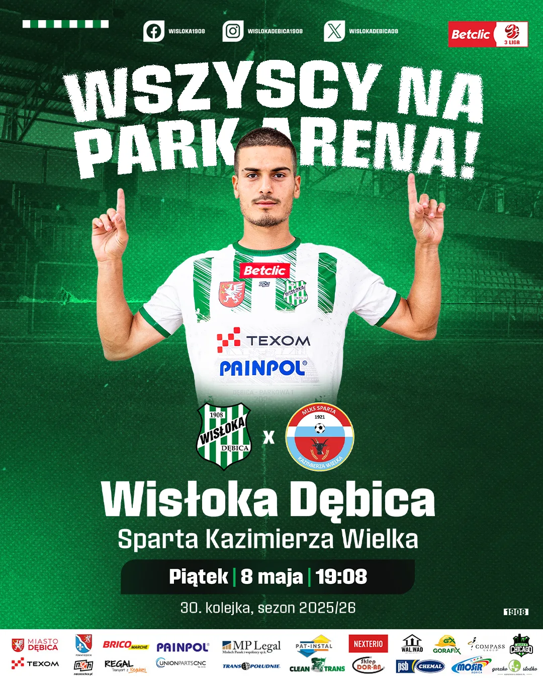 Mecz Wisłoki Dębica ze Spartą Kazimierza Wielka