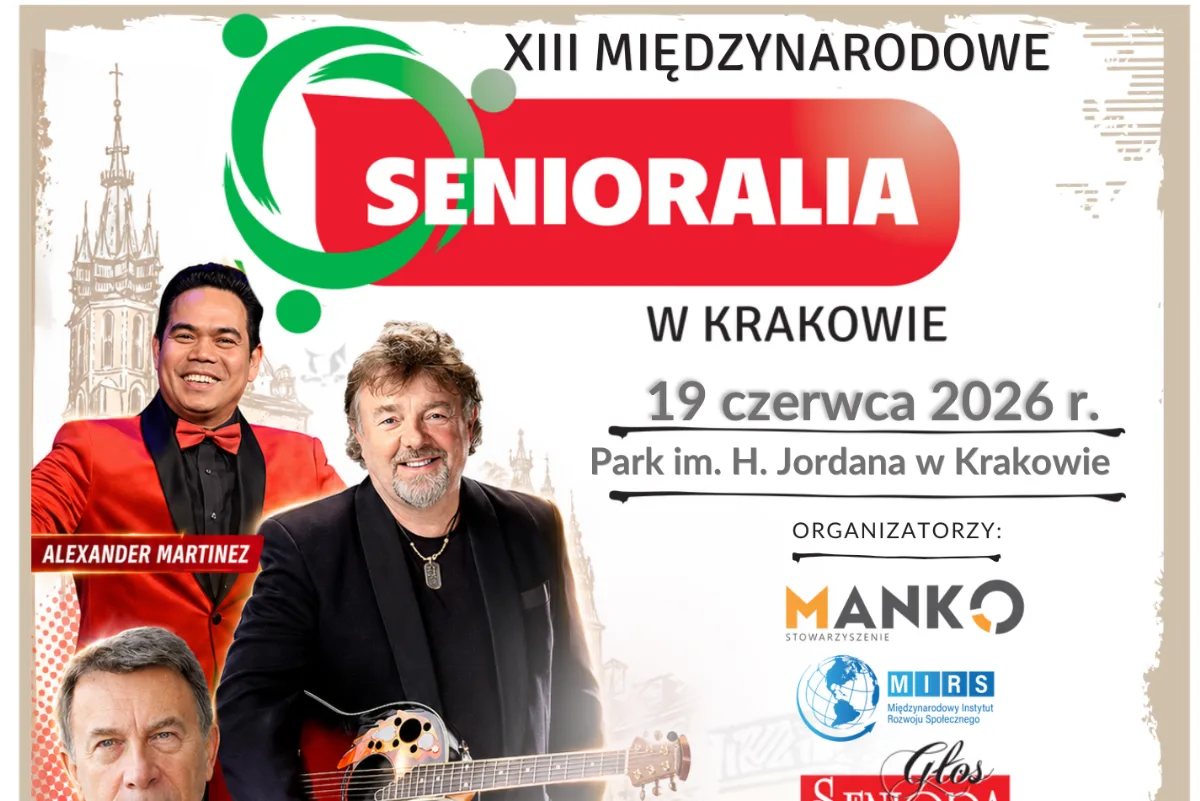 Dębica partnerem XIII Międzynarodowych Senioraliów w Krakowie 2026